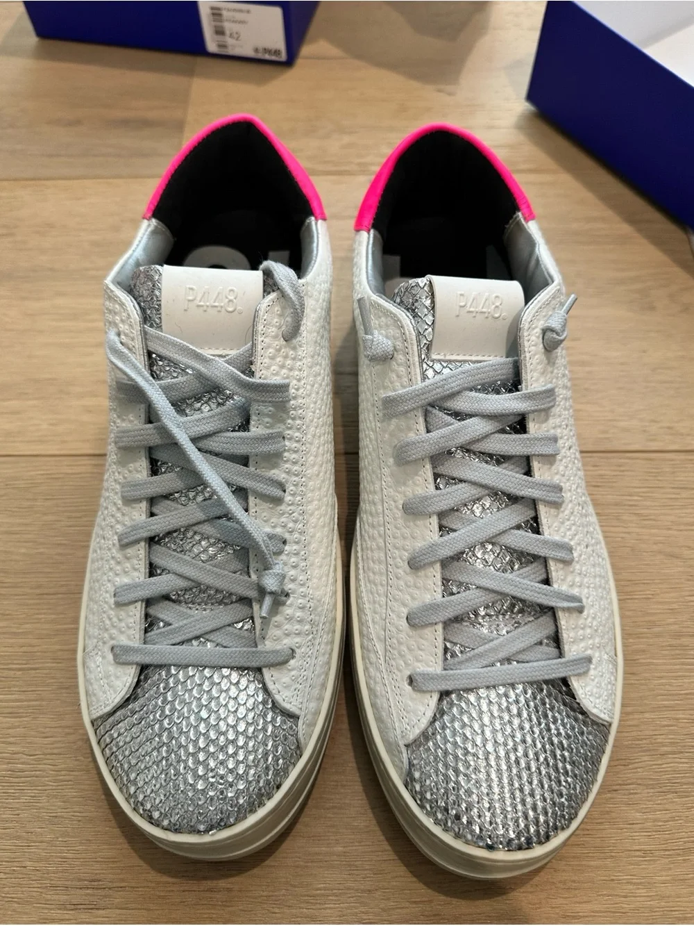 New P448 John Peakary Sneakers Sz 42
